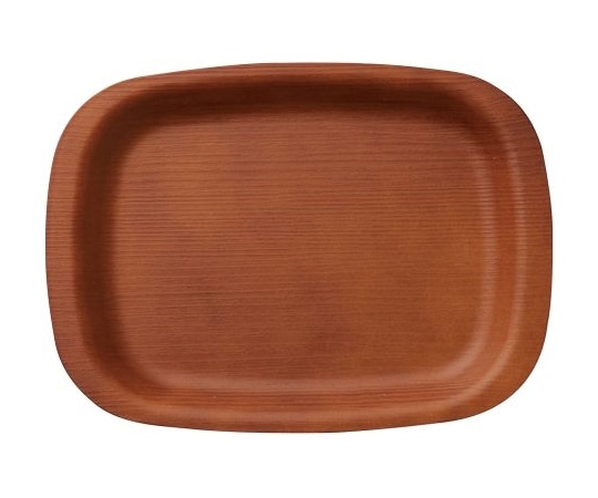 Daiwa 27cmオーバルウッドトレー ライトブラウン ND-503-LBR 1個(ご注文単位1個)【直送品】