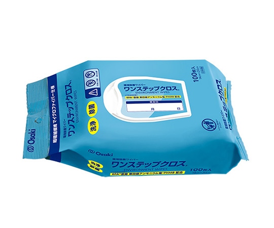 オオサキメディカル ワンステップクロス ピロータイプ 100枚入  1袋(ご注文単位1袋)【直送品】