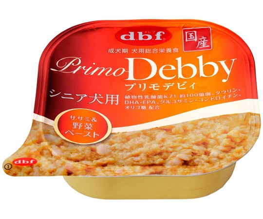 デビフペット プリモデビィ シニア犬用 ササミ&野菜ペースト 95g 1403 1個（ご注文単位1個）【直送品】