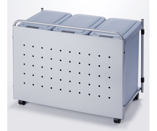 オークス パネル付ダストボックスワゴン 幅70.8cm J55 1台(ご注文単位1台)【直送品】