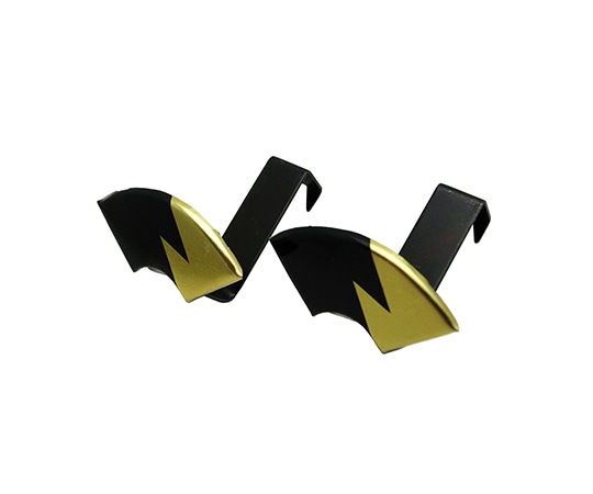 山口安製作所 額受カモイ 扇面カモイ掛 30mm×46.5mm×47mm×36mm×13mm×23mm 2個入 Y-7118-0 1セット(ご注文単位1セット)【直送品】