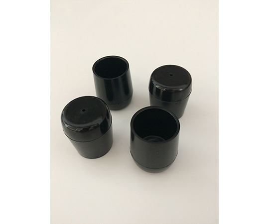 ツチノ パイプ脚キャップ 黒丸 18mm 51-029 1パック(ご注文単位1パック)【直送品】