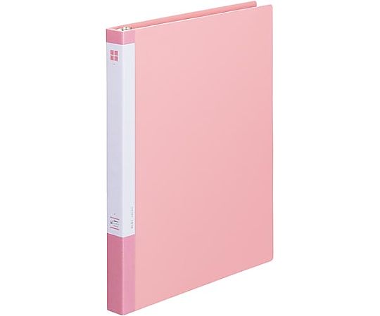 カウネット クリヤーブック差替式桃A4縦背幅26mm30穴 4263-8667 1冊(ご注文単位1冊)【直送品】