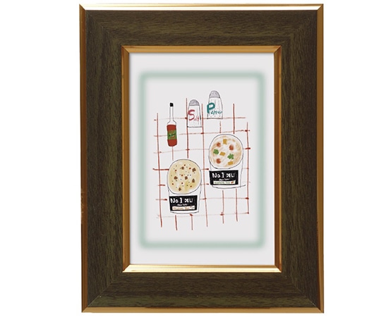 万丈 ラブスティフレーム L判 グリーン NLF-B3GR 1個(ご注文単位1個)【直送品】