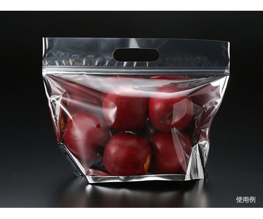 パックスタイル 青果用袋 PS PSチャック付スタンド袋 銀 50枚×10パック入 00563559 1ケース（ご注文単位1ケース）【直送品】