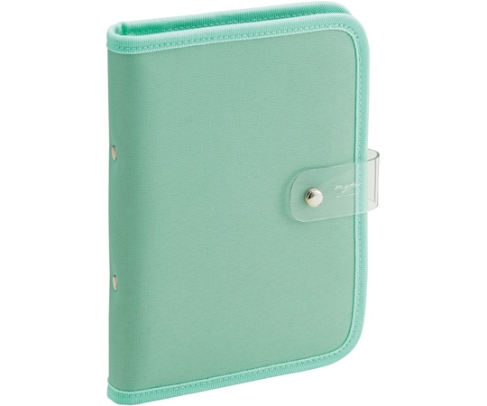 LIHITLAB myfa コレクションバインダー ミントグリーン N3320-19 1冊(ご注文単位1冊)【直送品】