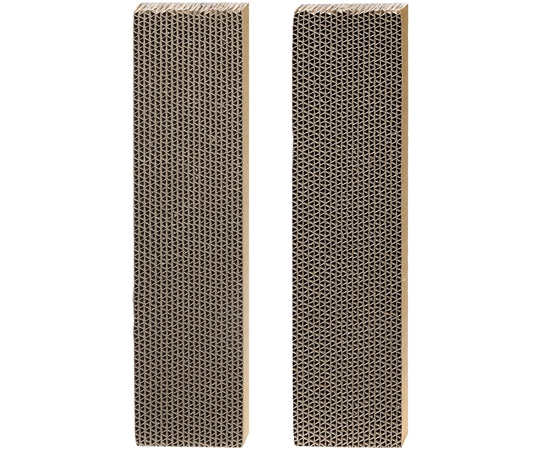 サンコー(生活用品) コーナーにも貼れる猫のつめとぎ 段ボール 2枚入 KX-61 1袋（ご注文単位1袋）【直送品】