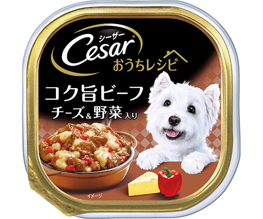マースジャパンリミテッド シーザー おうちレシピ コク旨ビーフ チーズ&野菜入り 100g CEH6 1個（ご注文単位1個）【直送品】