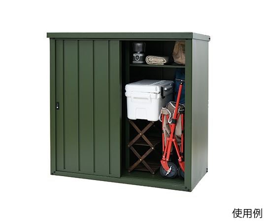 山善(YAMAZEN) おしゃれ物置 屋外用 DSLB-1515(OD) 1台(ご注文単位1台)【直送品】