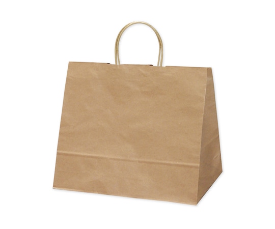 ササガワ 手提げ袋 未晒 320×200×275mm 10枚入 50-6001 1包（ご注文単位1包）【直送品】