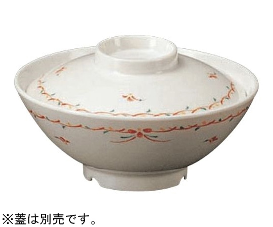 Daiwa 飯茶碗(身)花赤絵(あかえ) CL-19-HA 1個(ご注文単位1個)【直送品】