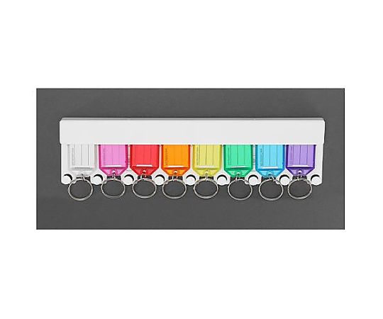 エスコ 266x70mm キーラック(8個用) EA956VL-108 1個(ご注文単位1個)【直送品】