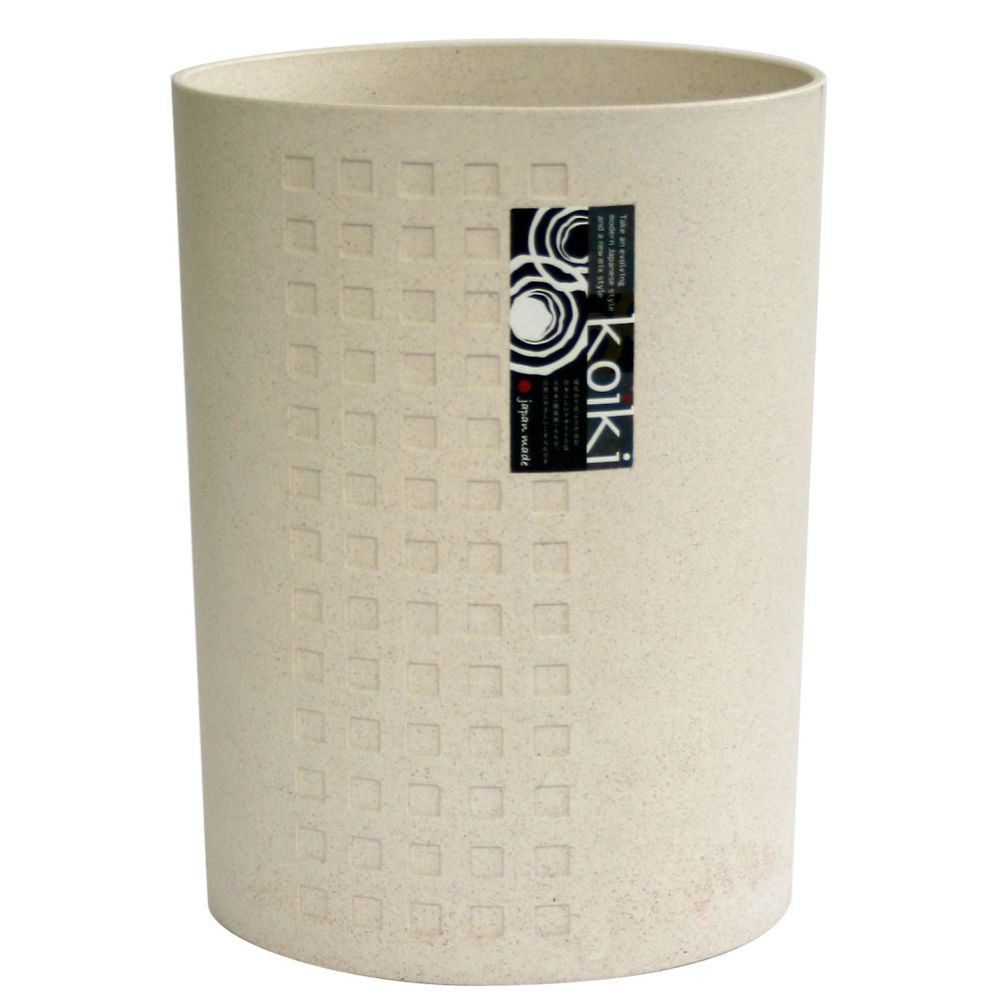 八幡化成 コイキモダン 丸型 小 4.5L ホワイト 1ケース(24個入)  1ケース（ご注文単位1ケース）【直送品】