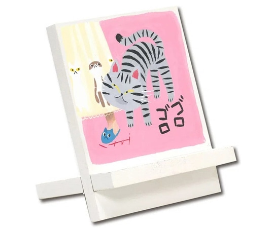 ユーパワー 糸井忠晴 イーゼルアート｢ゴロゴロ｣ IT-00923 1個（ご注文単位1個）【直送品】