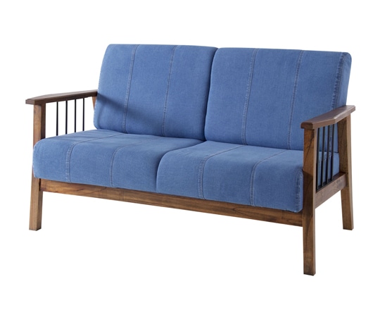 東谷 ソファ 2人掛 ブラウン PM-312 1個（ご注文単位1個）【直送品】