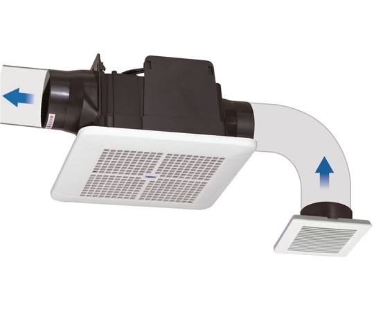 高須産業 天井用換気扇 格子パネルタイプ2室同時換気 TK-225RN 1個(ご注文単位1個)【直送品】