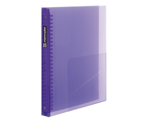 マルマン ファイルノート セプトクルール B5 プラスチックバインダー ワイド パープル F300B-10 1冊(ご注文単位1冊)【直送品】