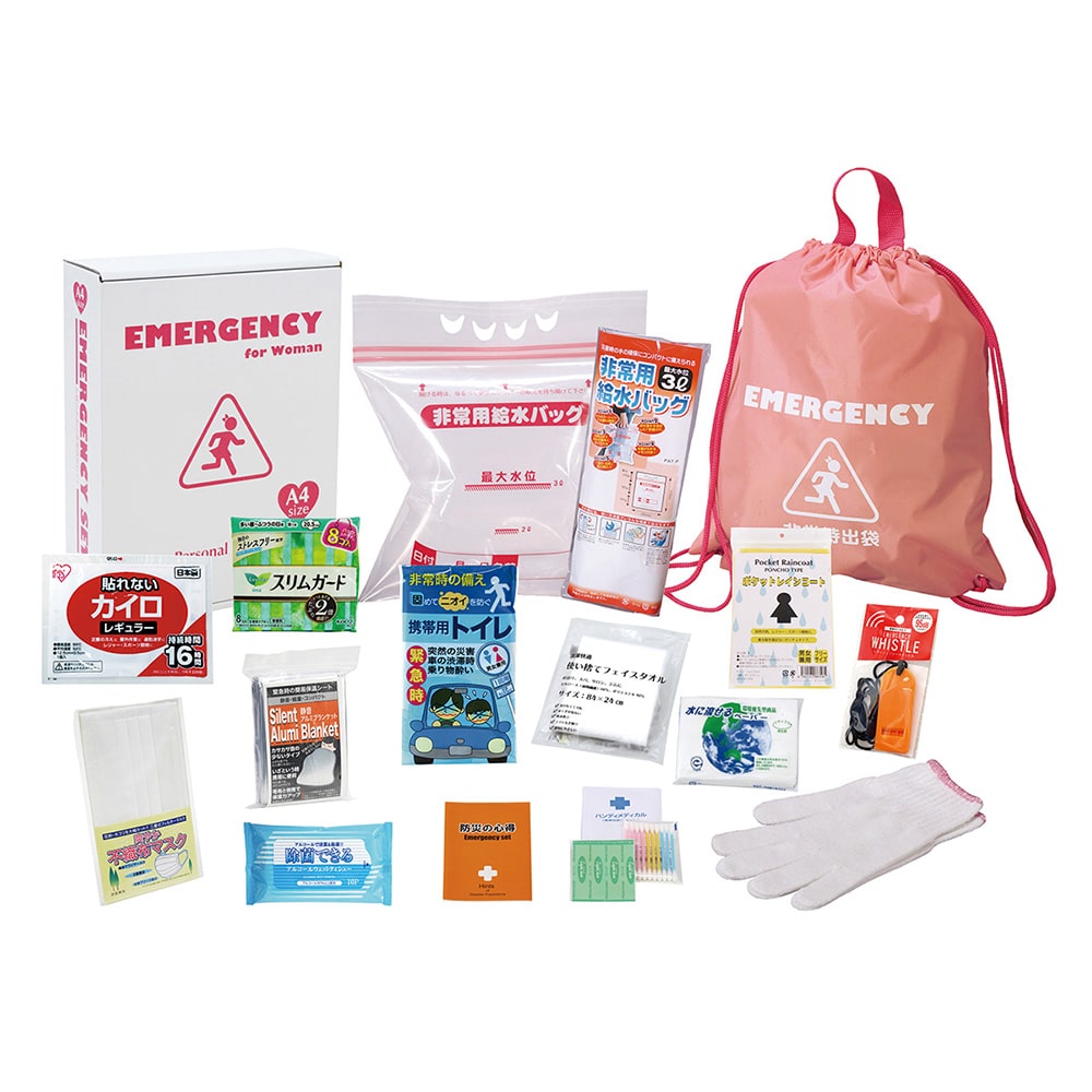 エピオス 女性防災 15点セット LD30 1セット(ご注文単位1セット)【直送品】