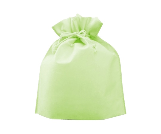 三和 不織布巾着 (大)パステルグリーン 1ケース(1000枚入) SW2528-7 1ケース（ご注文単位1ケース）【直送品】