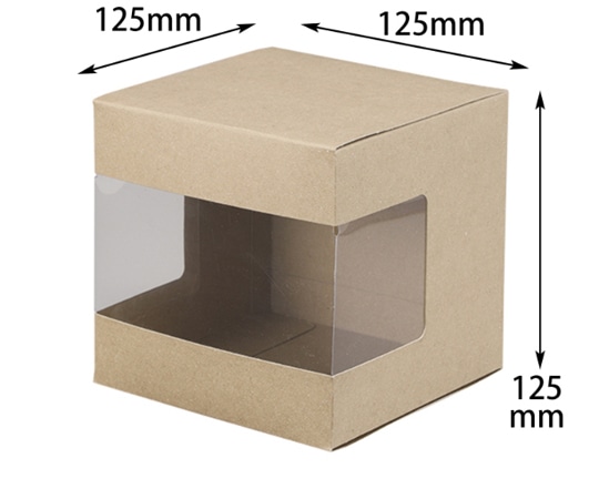 ヤマニパッケージ 贈答箱 ミエルキューブ125角 200枚 16-339 1ケース（ご注文単位1ケース）【直送品】