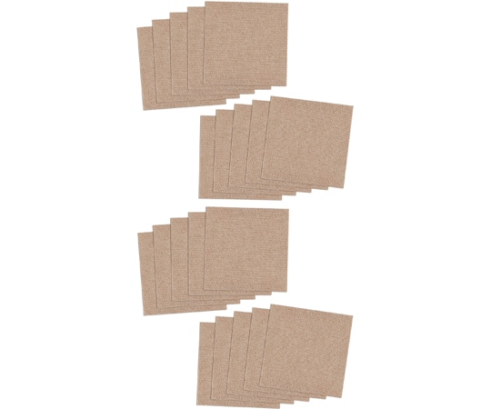 サンコー(生活用品) ペット用撥水タイルマット 同色20枚入 ベージュ KM-04 1袋（ご注文単位1袋）【直送品】