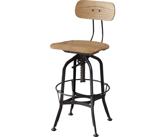 東谷 カウンターチェア ナチュラル TTF-524NA 1個（ご注文単位1個）【直送品】