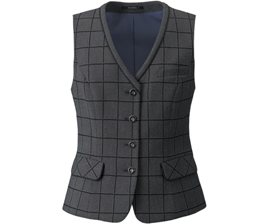 ボンマックス ベスト AV1283 グレイ 7号  1枚（ご注文単位1枚）【直送品】