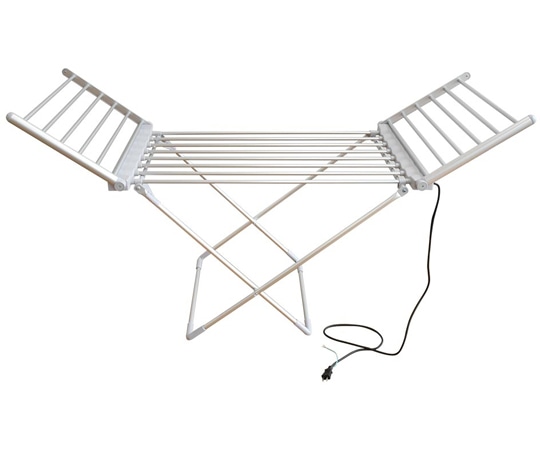 サンコー(THANKO) 室内干しでも速乾｢ヒーター付物干スタンド｣ HE-HLS21W 1個(ご注文単位1個)【直送品】