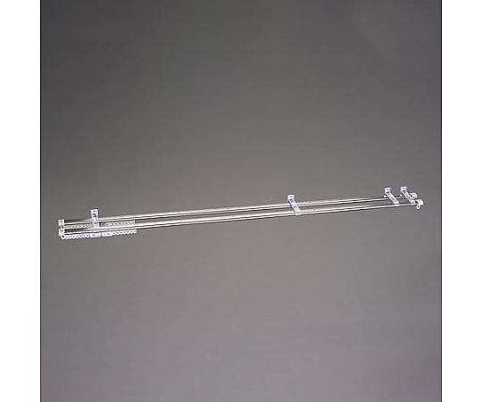 アズワン 1.1-2.0m カーテンレールセット(伸縮式/ダブル) EA970KA-12 1セット(ご注文単位1セット)【直送品】