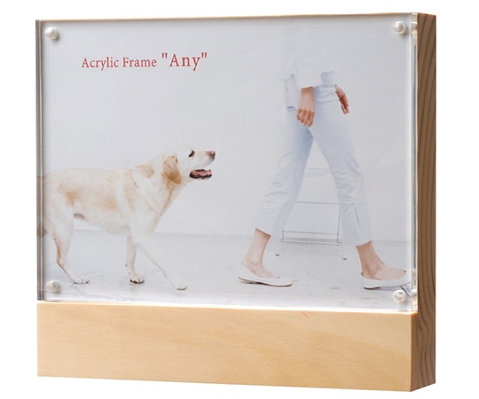 万丈 アクリルフレーム エニー ポスト判 ナチュラル AE-PCNL 1個(ご注文単位1個)【直送品】