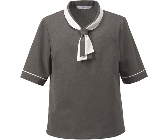 カーシーカシマ ENJOY オーバーブラウス TRABEST CARE グレー 7号 EST837 1枚（ご注文単位1枚）【直送品】