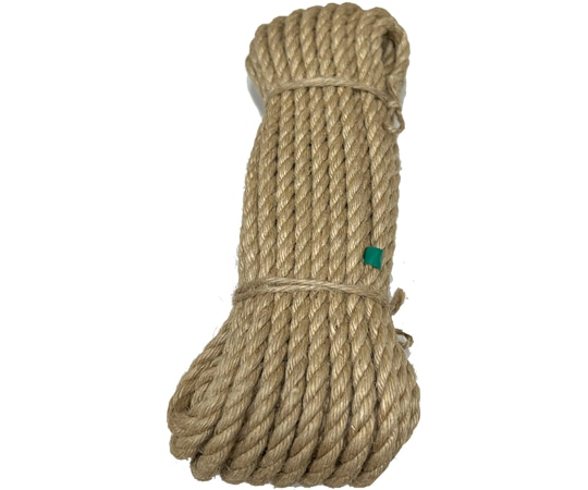 まつうら工業 ジュート麻ロープ 6mmΦ×10m 5本入  1個(ご注文単位1個)【直送品】