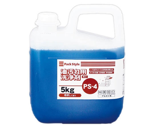 パックスタイル 設備・機械用洗剤 PS-4 油汚れ用洗浄剤 5kg 3本入 00438481 1ケース(ご注文単位1ケース)【直送品】