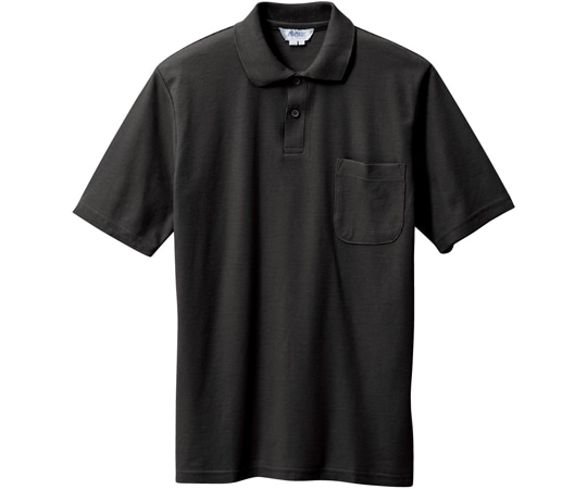 三愛 半袖ポロシャツ ブラック 3L 7900 1着（ご注文単位1着）【直送品】