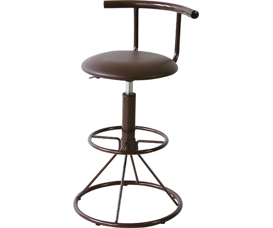 東谷 キリク キッチンハイチェア ブラウン PC-105BR 1個（ご注文単位1個）【直送品】