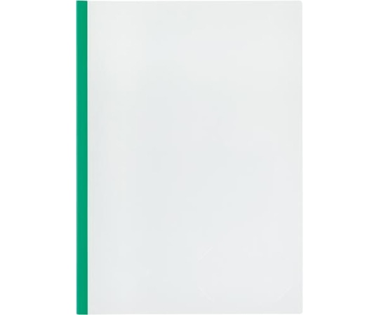 カウネット ガイド付レールクリヤーホルダー 10枚とじ 緑 10冊 4268-5340 1パック(ご注文単位1パック)【直送品】