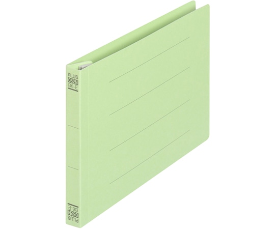 プラス フラットファイル 横型 B6-E グリーン NO.052N GR 1冊(ご注文単位1冊)【直送品】