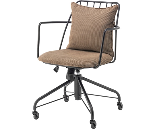 東谷 デスクチェア ベージュ PC-81BE 1個(ご注文単位1個)【直送品】