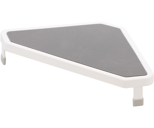 山崎実業 コンロコーナーラック プレート ホワイト 3569 1個（ご注文単位1個）【直送品】