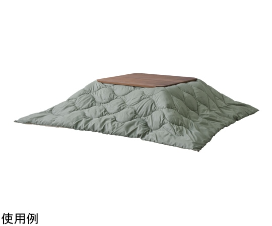 東谷 コタツ布団 正方形 グリーン/ベージュ KK-167A 1個(ご注文単位1個)【直送品】
