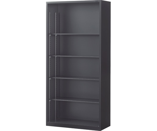 生興 A4判対応書庫ASK ブラック H1860mm 下置用 オープン書庫 W880 ASK-36K 1台(ご注文単位1台)【直送品】