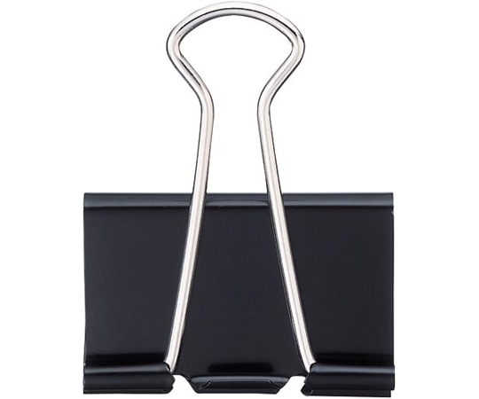 カウネット ダブルクリップ(オープン箱)黒 特大 10個入 4263-8360 1箱(ご注文単位1箱)【直送品】