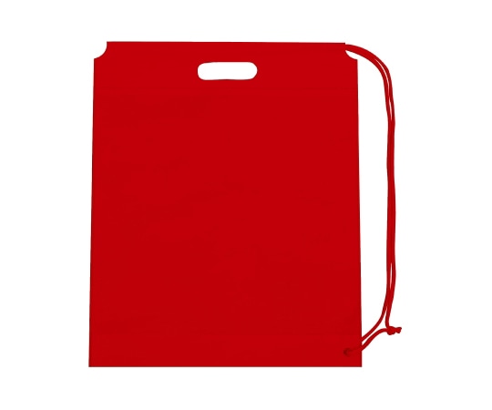 三和 不織布ショルダーバッグ 50枚入 レッド SW4049-28 1箱（ご注文単位1箱）【直送品】