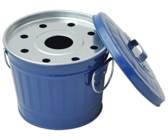 マルカ ダストバケツ灰皿 大 ブルー  1個(ご注文単位1個)【直送品】