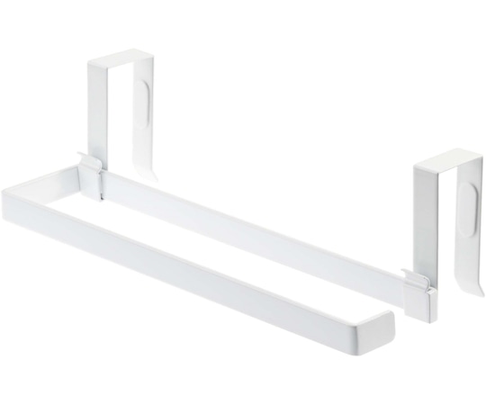 山崎実業 キッチンペーパー&タオルハンガー プレート ホワイト 7983 1個（ご注文単位1個）【直送品】