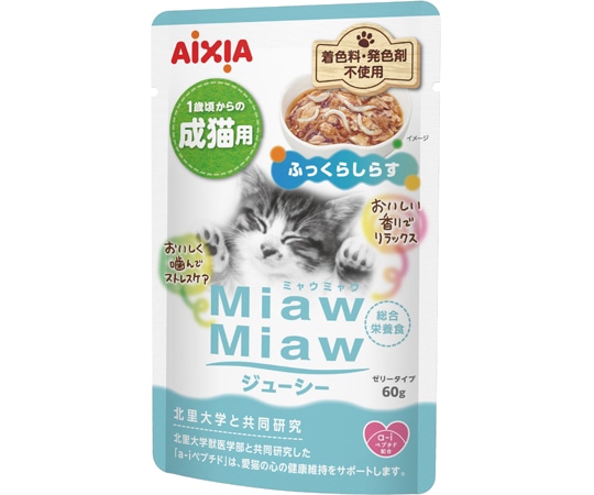 アイシア MiawMiawジューシー ふっくらしらす 60g  1個（ご注文単位1個）【直送品】