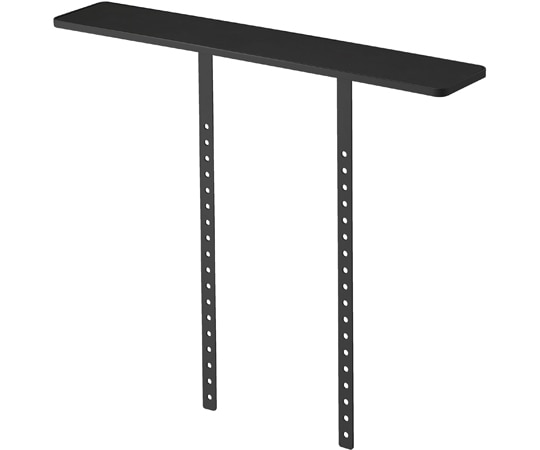 山崎実業 薄型テレビ上ラック スマート ブラック 4271 1個（ご注文単位1個）【直送品】