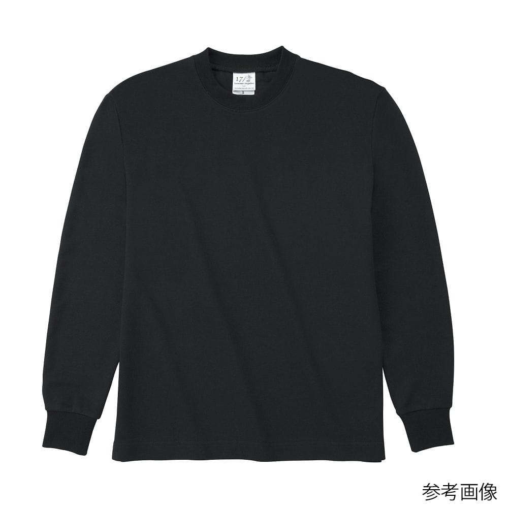フェリック ハニカム長袖Tシャツ(リブ有) ブラック JL HNC204-JL 1枚（ご注文単位1枚）【直送品】