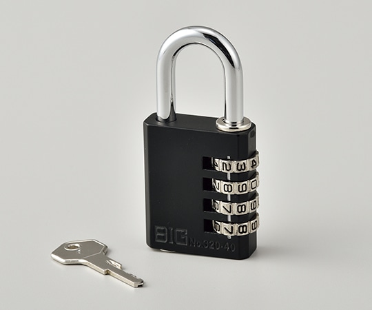 日本緑十字社 南京錠(4桁ダイヤル式) 番号設定用キー1本付属 CHL-320 本体:亜鉛ダイキャスト製 195081 1個(ご注文単位1個)【直送品】