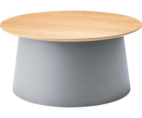 東谷 ラウンドテーブル L グレー PT-991GY 1個（ご注文単位1個）【直送品】